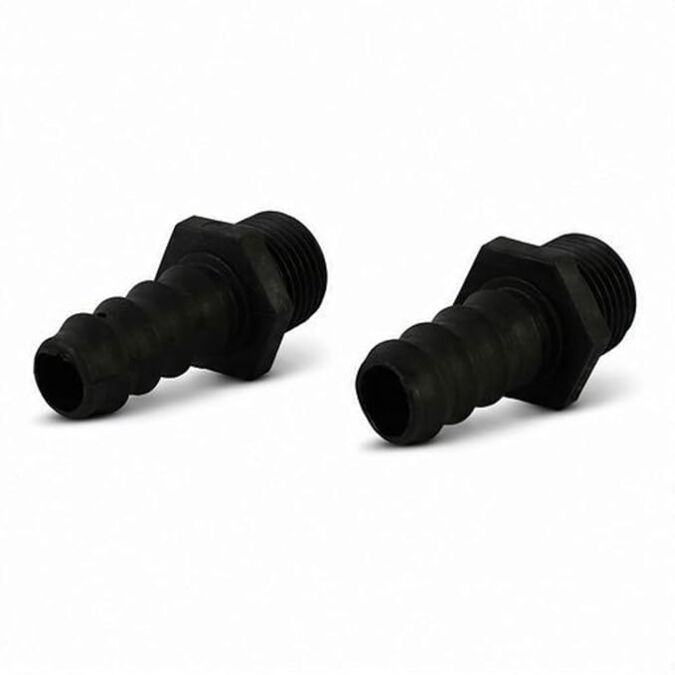 AGRIBIST|  Plastic Male Thread Connector for Garden Agriculture Farm Watering Leak Proof Irrigation Pipe Fitting Adapter (Pack Of 20 pcs)