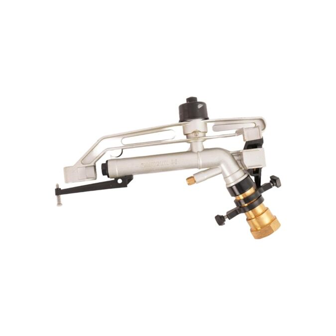 AGRIBIST RG-38 High Pressure Rain Gun Sprinkler | 1.5 Inch (50mm) Female Thread | 70–90 Ft Spray Radius | 40°–360° Adjustable Rotation | Heavy Duty Agricultural Irrigation Sprinkler for Farming, Orchards & Plantations (Pack of 1)