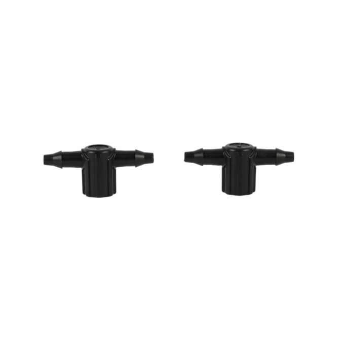 3mm 2-Way Micro Barbed Drip Adaptor – Premium Fitting for E-1000 Drippers