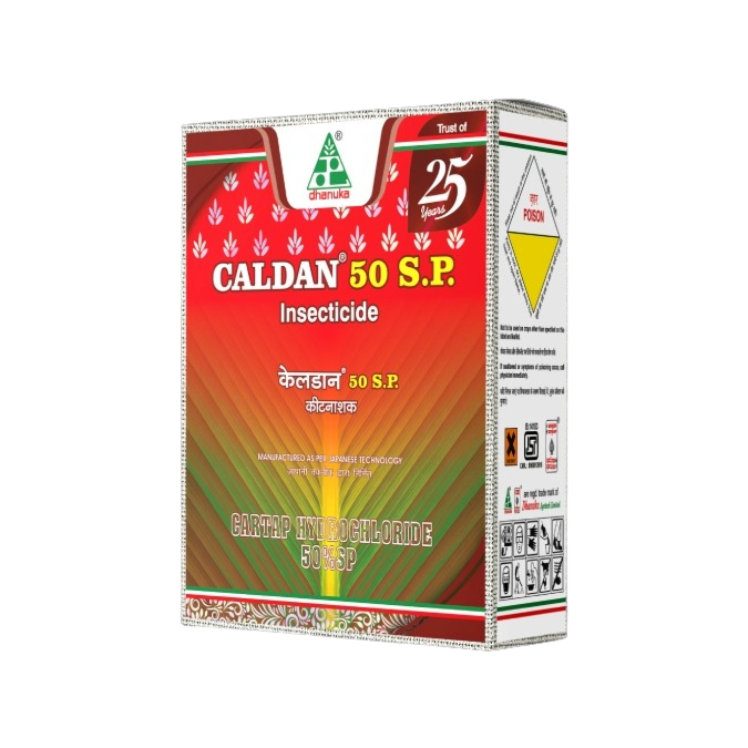 AGRIBIST | Caldan 50 SP (Cartap Hydrochloride 50% SP) Insecticide for Paddy – Stem Borer & Leaf Folder Control 100gms