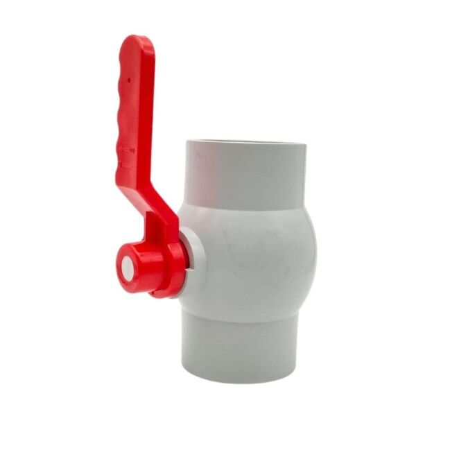 AGRIBIST | DELSON - Ball Valve - Plastic - Pvc - Moulded - 3 inch (90mm) - Plain End - Socket