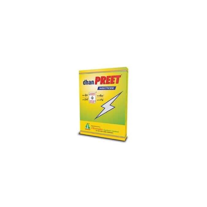 AGRIBIST | Dhanpreet Insecticide (Acetamiprid 20% SP) for Control of Aphids, Jassids & Whiteflies in Cotton 100gms
