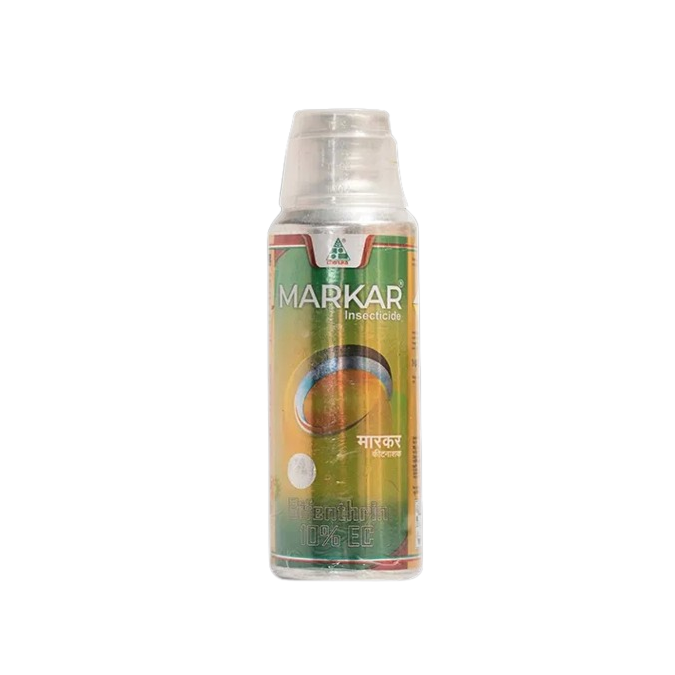 AGRIBIST | Markar Insecticide by Dhanuka (Bifenthrin 10% EC) for Cotton, Paddy & Sugarcane 1ltr