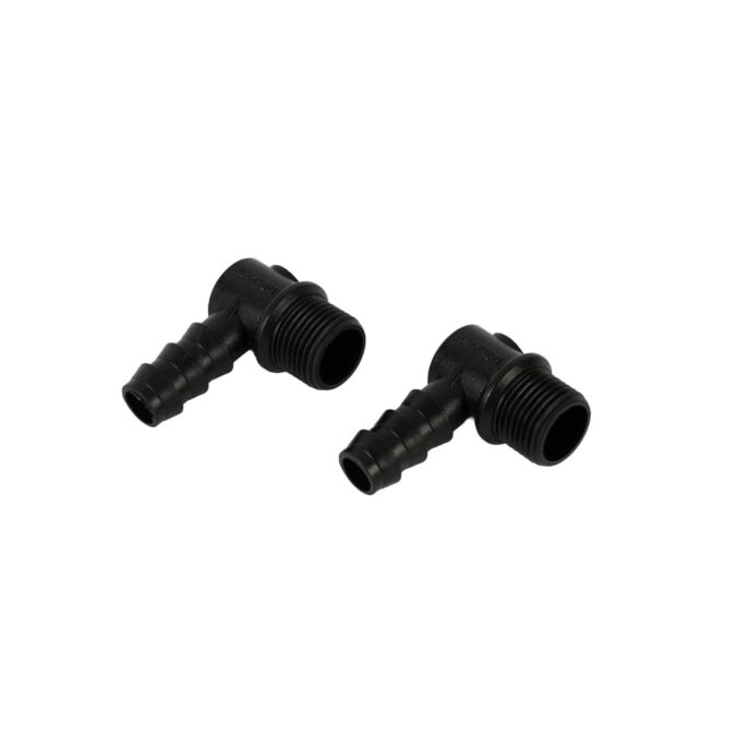 AGRIBIST | Drip Fittings And Accessories - Threaded Fittings - Threaded - Lite - Elbow - 0.5 inch x 16mm - PP - (Pack of 10)