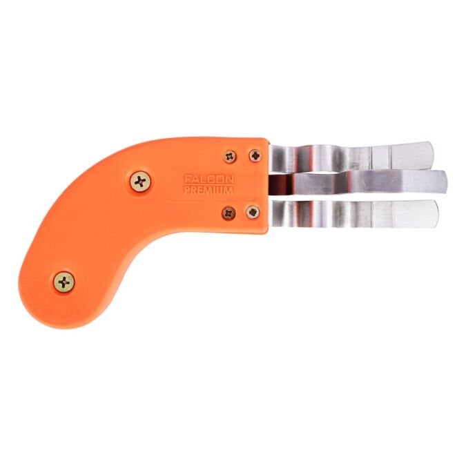 AGRIBIST | FPTR-27 Rose Thorn Remover Metal Flower Stem and Leaf Pluck Tree Pruner Hand Tool for Gardening Flower Arrangement (Pack of 1)