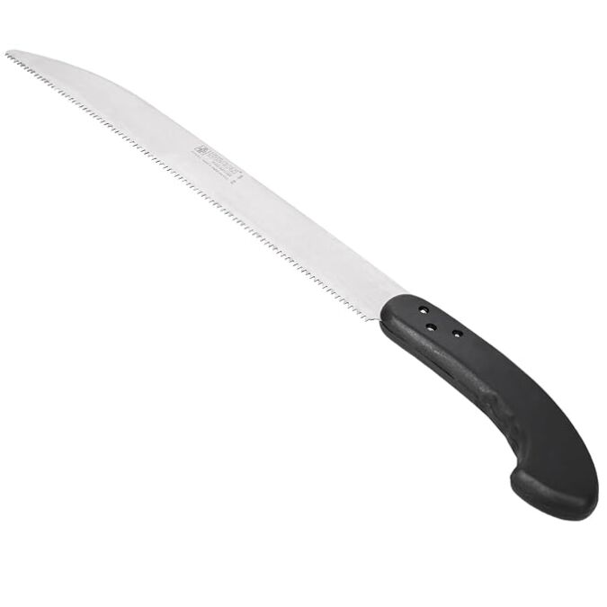AGRIBIST FS-555 Pruning Saw with Curved Steel Blade Comfortable Grip Heavy Duty Multi-Purpose Tree & Wood Cutter Handheld Gardening Tool for Home Garden Cutting and Trimming