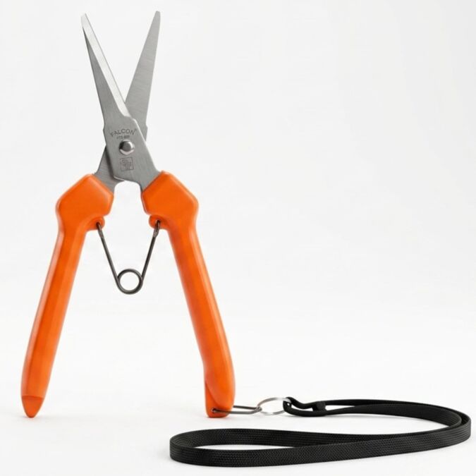 AGRIBIST | FTS-808 Thinning Scissors with Nylon handle and safety lock Stainless Steel Long Blade Comfortable Grip Heavy Duty Multipurpose Use Tool For Home Gardening Trimming Wool Shearing (Multicolor)