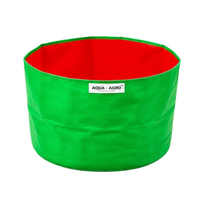 AGRIBIST | HDPE Grow Bag 12x12 Inch Round 240 GSM UV Treated Extra Thick Heavy Duty Fabric Planter Pot Reusable Plant Grow Bag for Vegetables Flower Fruit Plant Garden 2 Years Minimum Life (Pack of 5)