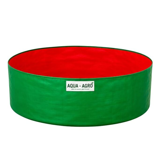 AGRIBIST | HDPE Grow Bag 24x12Inch Round 240 GSM UV Treated Extra Thick Heavy Duty Fabric Planter Pot Reusable Plant Grow Bag for Fruit Plants Vegetables Flower Garden 2 Year Minimum Life (Pack of 5)