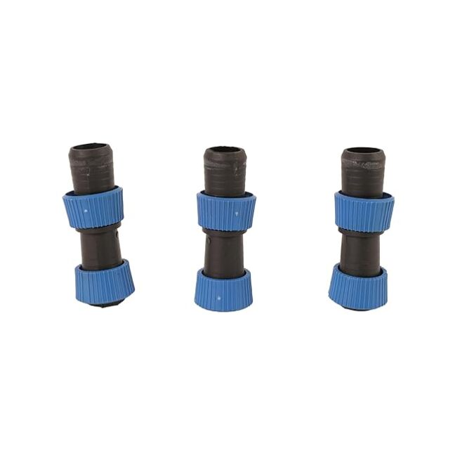 AGRIBIST | - Rain Pipe - Fittings - Lite - 20 mm - Coupler or Joinner - 20 mm (Ring-Fit) x 20 mm (Ring-Fit) - (Pack of 10)