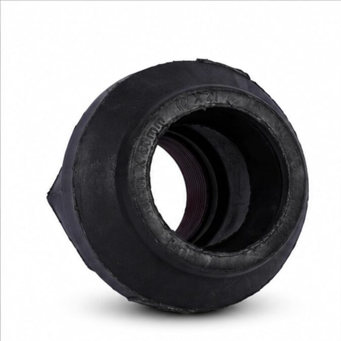 AGRIBIST | HDPE Sprinkler Pipe Fittings - Dual Clamp - 2 Inch - PCN(Pump Connecting Nipple) - In/Threaded (PACK OF 10)