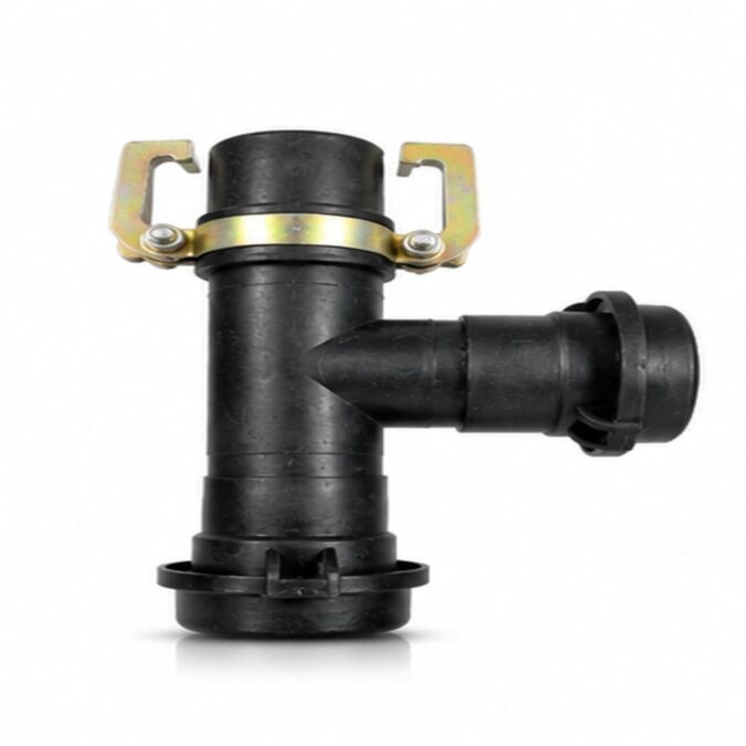 AGRIBIST | HDPE Sprinkler Pipe Fittings - Dual Clamp - 2 Inch - TEE (PACK OF 10)