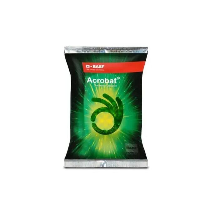 AGRIBIST | Acrobat Fungicide by BASF (Dimethomorph 50% WP) for Downy Mildew & Late Blight 100gms