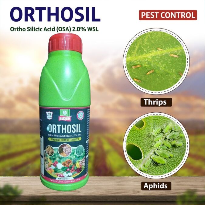 AGRIBIST |Orthosil (Ortho Silicic Acid 2%) Silicon Fertilizer500ML