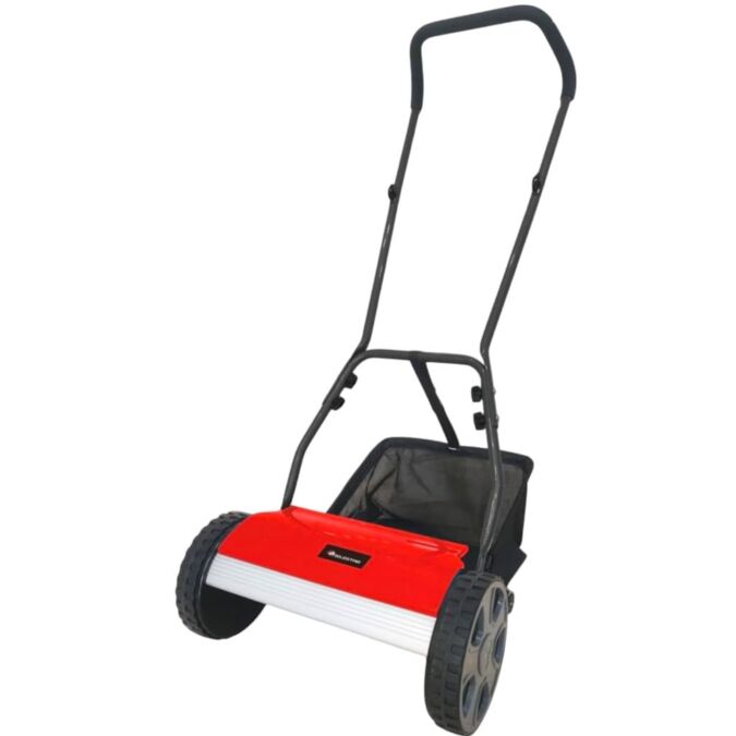   AGRIBIST Push Manual Lawn Mower LMM350 for Home Garden with 5-Position Heigh 