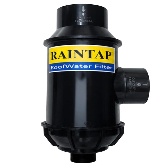  AGRIBIST RAINTAP Rain Water Harvesting Filter 4In 110MM Roof Rainwater Filter with Easy Installation Heavy Duty Rain Water Collection Filter for Home Apartment Industries Farm Durable SelfCleaning