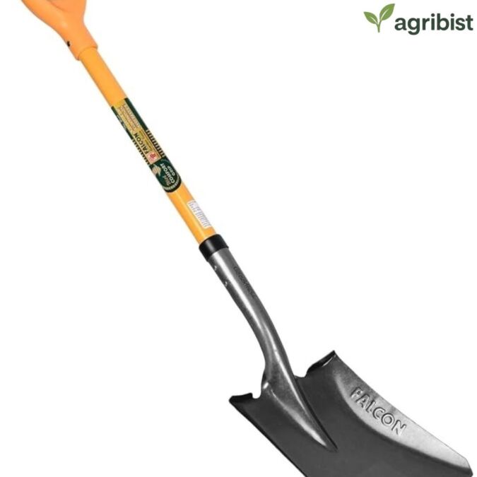 FSS-4001 Garden Shovel with D Handle and Stainless Steel Square Head Heavy Duty Lightweight Outdoor Gardening Tool for Agriculture Digging Soil Planting & Transplanting Weeding (Multicolor) (Pack of 50)
