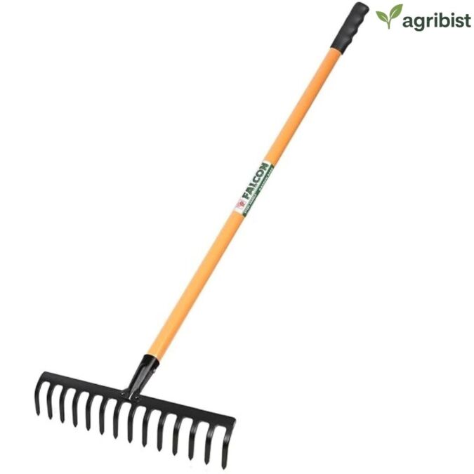   FRWH-14 Garden Rake with 14 Teeth and Steel Handle Heavy Duty Cultivator Rakes for Loosening Soil Gathering Leaf Leveling Lawn Farming Land Management (Pack of 50)