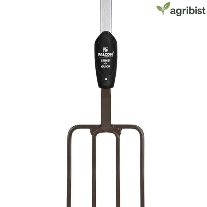  FPDF-8901CQ Garden Fork Without Handle Heavy Duty 4 Teeth Digger Manual Hand Weeding Tool for Indoor and Outdoor Home Gardens & Lawn Digging Bar (Pack of 25)