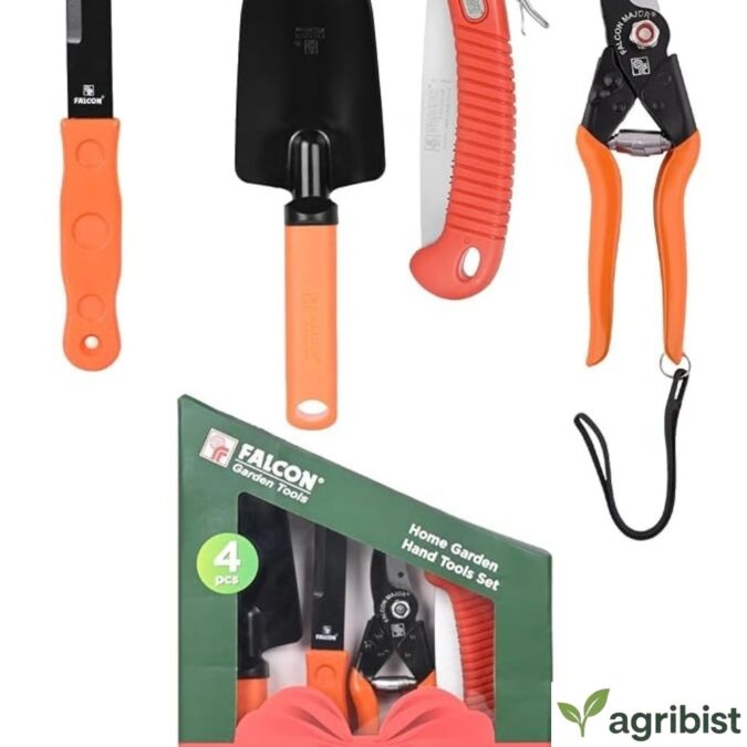 FGT-42 4pc Gardening Tool Kit with Pruning Secateur Trowel Pruning Saw and Garden Edger Garden Set for Home Gardener Beginners (Pack of 25, Multicolor)