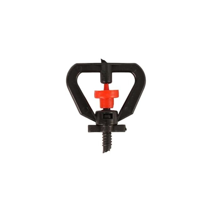  AGRIBIST  Sprinkler - Micro Sprinkler - Lite - Spinner - Full Circle (360 Deg) - 50-90 LPH - 6-8 Feet Radius - Micro Thread Inlet - 4mm 
