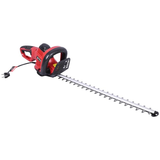 AGRIBIST | Watt Electric Hedge Trimmer 60cm Blade Cutting Length with Mechanical Brake & Extended Reach for Trimming Shrubs Small Trees (FEHT-2670)
