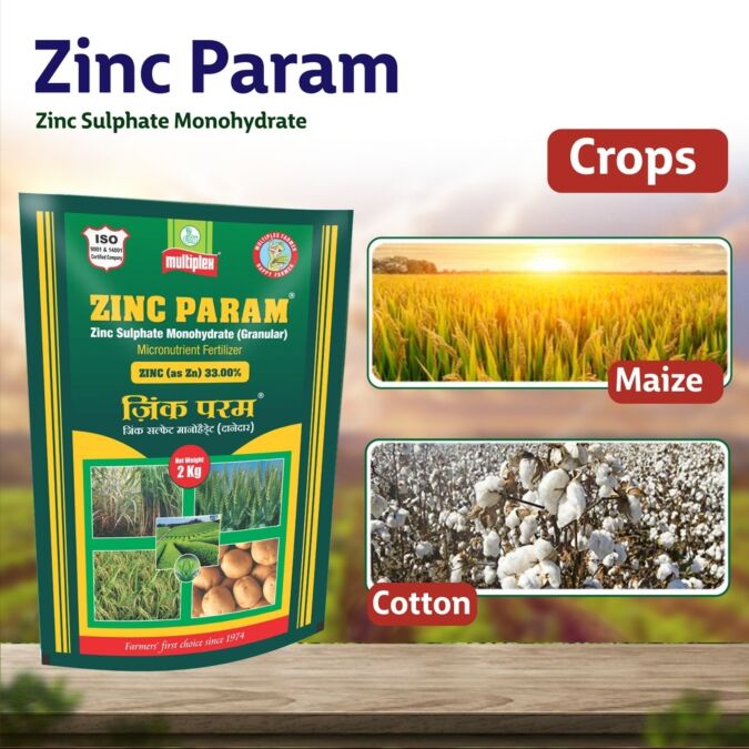 AGRIBIST | Zinc Param (Zinc Sulphate Monohydrate) 4KG (Granules)
