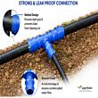 Drip Fittings And Accessories - Barbed Fittings - Lite - Reducing Tee - 16mm x 12mm x 16mm - (Pack of 500)