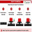 Drip Irrigation Accessories - Dripper - Adjustable DRIPPER - RED - (0-70lph) - drip Irrigation dripper - Used in Farm, Garden etc (Pack of 500)