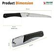 FPS-21 Hand Pruning Saw Heavy Duty with Carbon Steel Blade Handsaw for Trees Wood Cutting Camping Gardening Work Tree Trimming (Pack of 25)