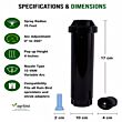 RAIN Bird - Uni-Spray Sprinkler with 15-Van Nozzle Radius 15 ft, Adjustable Arc 0 to 360 Degree, Pop up Height 4 Inches (Pack of 50)