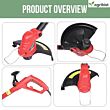 FEGT-138 Electric Grass Trimmer 350W Weed Remover Machine Heavy Duty Lightweight Brush Cutter Tool for Garden and Yard (Pack of 25 )