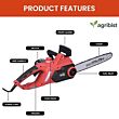 FECS-1490 Electric Chainsaw 2000W Powerful Output Wood Cutting Machine Heavy Duty for Wood Tree Logging Pruning Garden Ranch (Pack of 25)