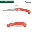  FPS-18 Foldable Hand Pruning Saw Heavy Duty with Carbon Steel Blade Handsaw for Branches Trees Wood Cutting Camping Gardening Work Tree Trimming (Pack of 25)