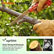 FPS-18 Foldable Hand Pruning Saw Heavy Duty with Carbon Steel Blade Handsaw for Branches Trees Wood Cutting Camping Gardening Work Tree Trimming (Pack of 25)
