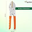 Pruning SECATEUR - Regular Steel Handle (LIVE GREEN) (Pack of 25)