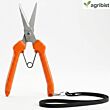  FTS-808 Thinning Scissors with Nylon handle and safety lock Stainless Steel Long Blade Comfortable Grip Heavy Duty Multipurpose Use Tool For Home Gardening Trimming Wool Shearing (Multicolor) (Pack of 50)