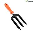 FWF-102 Weeding Fork with Comfortable PVC Grip Stainless Steel Handheld Multipurpose Weeder Gardening Tool for Home Outdoor Garden Planting Weeding and Digging Soil (Multicolor) (Pack of 50)