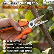 FPS-212 Pruning Secateur By Pass Type with 215mm Sharp Blade Branch Wood and Flower Plant Cutter Gardening Tool for Home Garden & Agriculture (Pack of 25 )