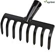  FGR-10 Garden Rake 10-Teeth Metal Head for Loosening Soil Gathering Leaf Land Agriculture Farming Gardening Too (Pack of 50)