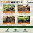 FPOH-5071CQ Onion Hoe Without Handle Heavy Duty Manual Garden Hand Tool for Digging and Weeding Gardening Tools for Home Gardens & Agriculture (Pack of 50)