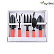  FGTB-95/5 5pc Gardening Tool Kit with Small & Big Trowel Weeder Hand Cultivator and Weeding Fork Garden Set for Home Gardener Beginners (Multicolor, Pack of 25)