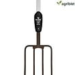  FPDF-8901CQ Garden Fork Without Handle Heavy Duty 4 Teeth Digger Manual Hand Weeding Tool for Indoor and Outdoor Home Gardens & Lawn Digging Bar (Pack of 25)