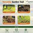  FPDF-8901CQ Garden Fork Without Handle Heavy Duty 4 Teeth Digger Manual Hand Weeding Tool for Indoor and Outdoor Home Gardens & Lawn Digging Bar (Pack of 25)
