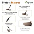  FPHR-5211CQ Hand Ridger Without Handle Heavy Duty Manual Tools Weeding loosening Soil Trenching Gardening Tools for Home Gardens & Agriculture (Pack of 25)