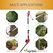 Watt Electric Hedge Trimmer 60cm Blade Cutting Length with Mechanical Brake & Extended Reach for Trimming Shrubs Small Trees (FPHT-2680) (Pack of 25)