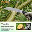  FS-333 Pruning Saw with Curved Steel Blade Comfortable Grip Heavy Duty Multi-Purpose Tree & Wood Cutter Handheld Gardening Tool for Home Garden Cutting and Trimming Branches (Multicolor) (Pack of 50)