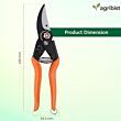  Pruning Secateur (Total Length - 225 mm) (Pack of 50)