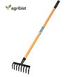  FRWH-08 Garden Rake with 8 Teeth and Steel Handle Heavy Duty Cultivator Rakes for Loosening Soil Gathering Leaf Leveling Lawn Farming Land Management (Pack of 50)