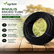 RIVULIS - Micro Tube - Pvc (soft) - Premium - 3 mm (ID) - 3x5 mm - Spaghetti tube - 100m ROLL ( Pack Of 100 METERS)